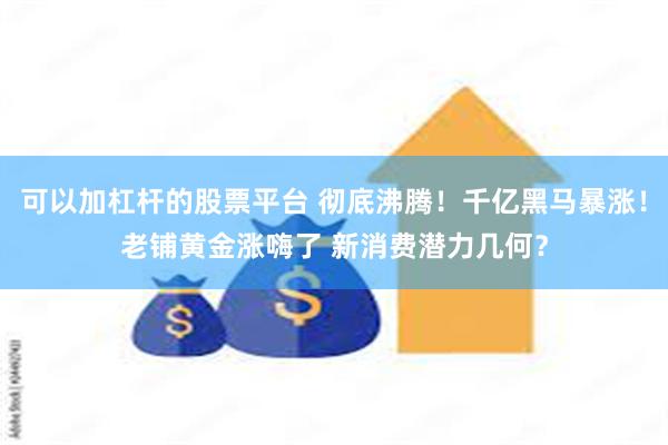 可以加杠杆的股票平台 彻底沸腾！千亿黑马暴涨！老铺黄金涨嗨了 新消费潜力几何？